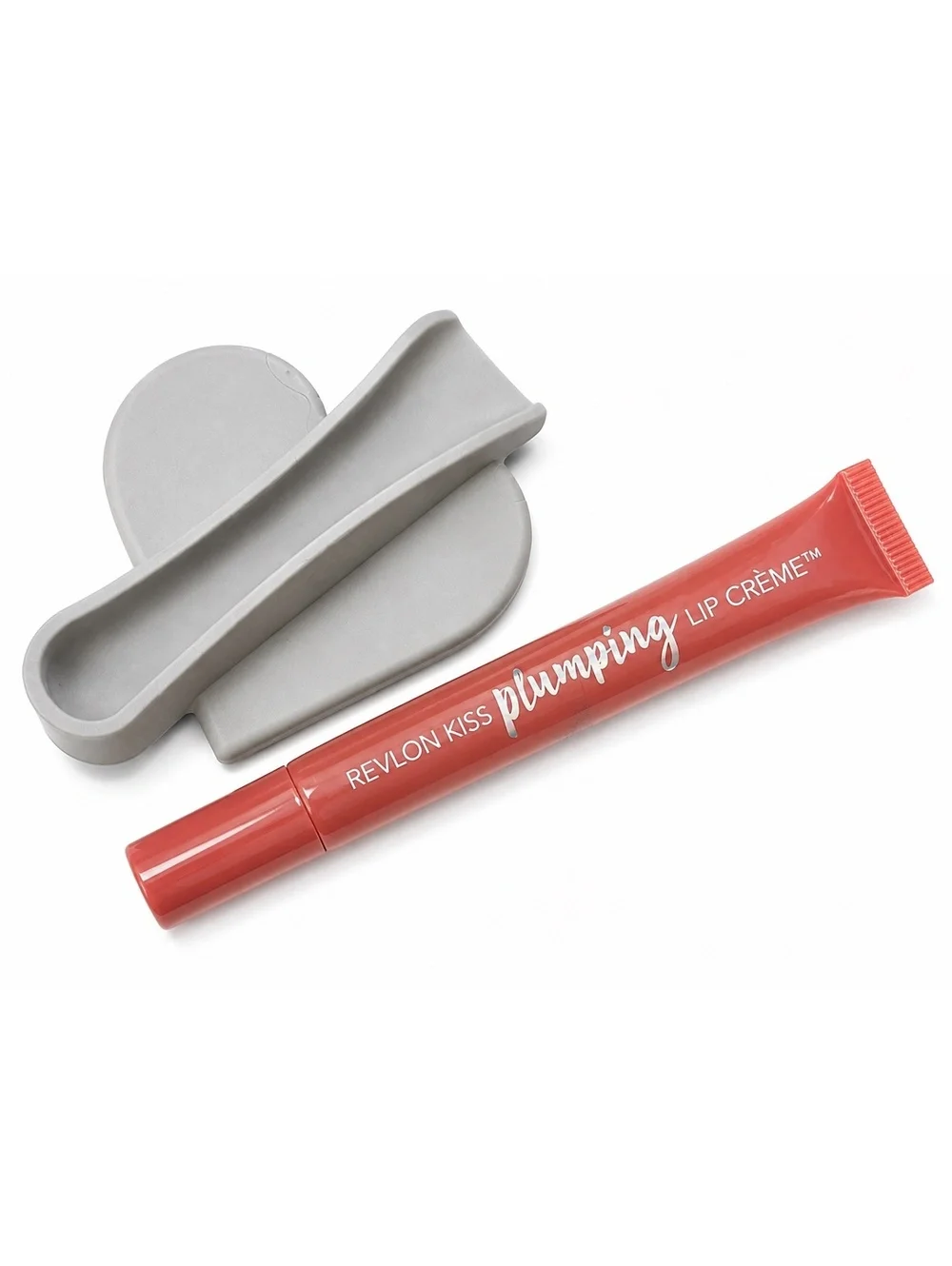 Revlon Kiss Plumping Lip Crème 505 Apricot Silk + Silicone Phone Holder Set